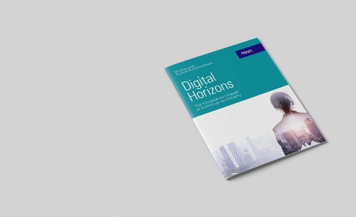 Our whitepaper Digital Horizons explores  technological shifts impacting sectors and how business leaders can take advantage of opportunities by looking beyond the obvious