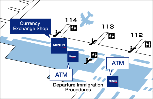 Haneda Airport Terminal 3 Duty Free Area Currency Exchange Shop