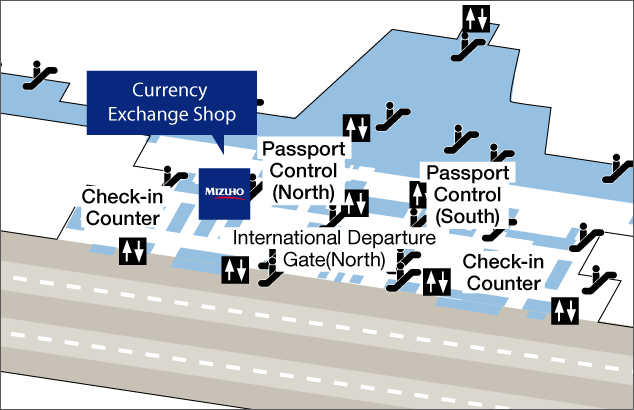 Narita Airport Terminal 2 Currency Exchange Shop