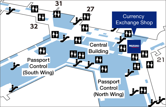 Narita Airport Satellite Shop Currency Exchange Shop