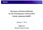 Go to Summary of Financial Results for the Third Quarter of FY2013 (PDF/110KB)